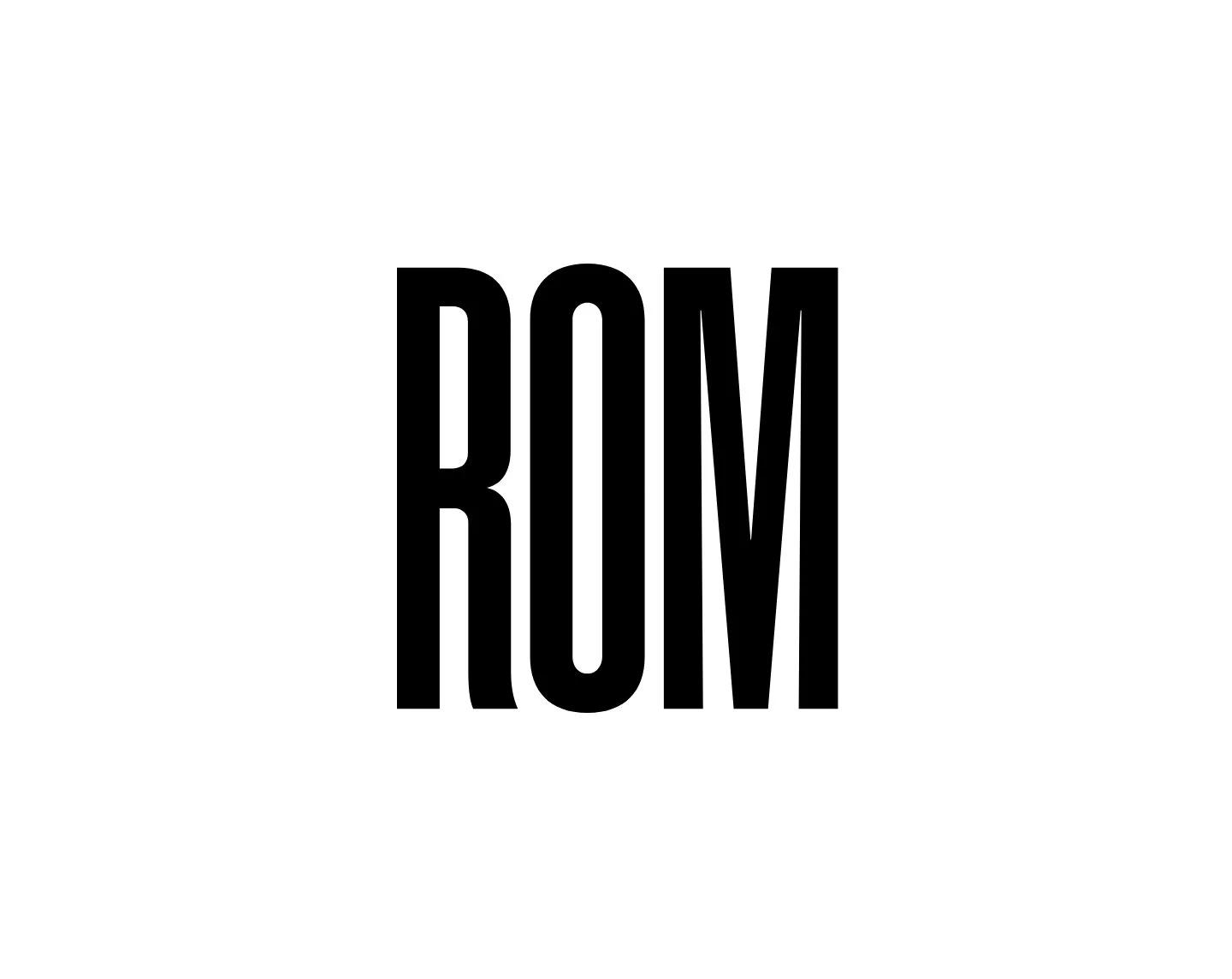 Royal Ontario Museum logo "ROM"