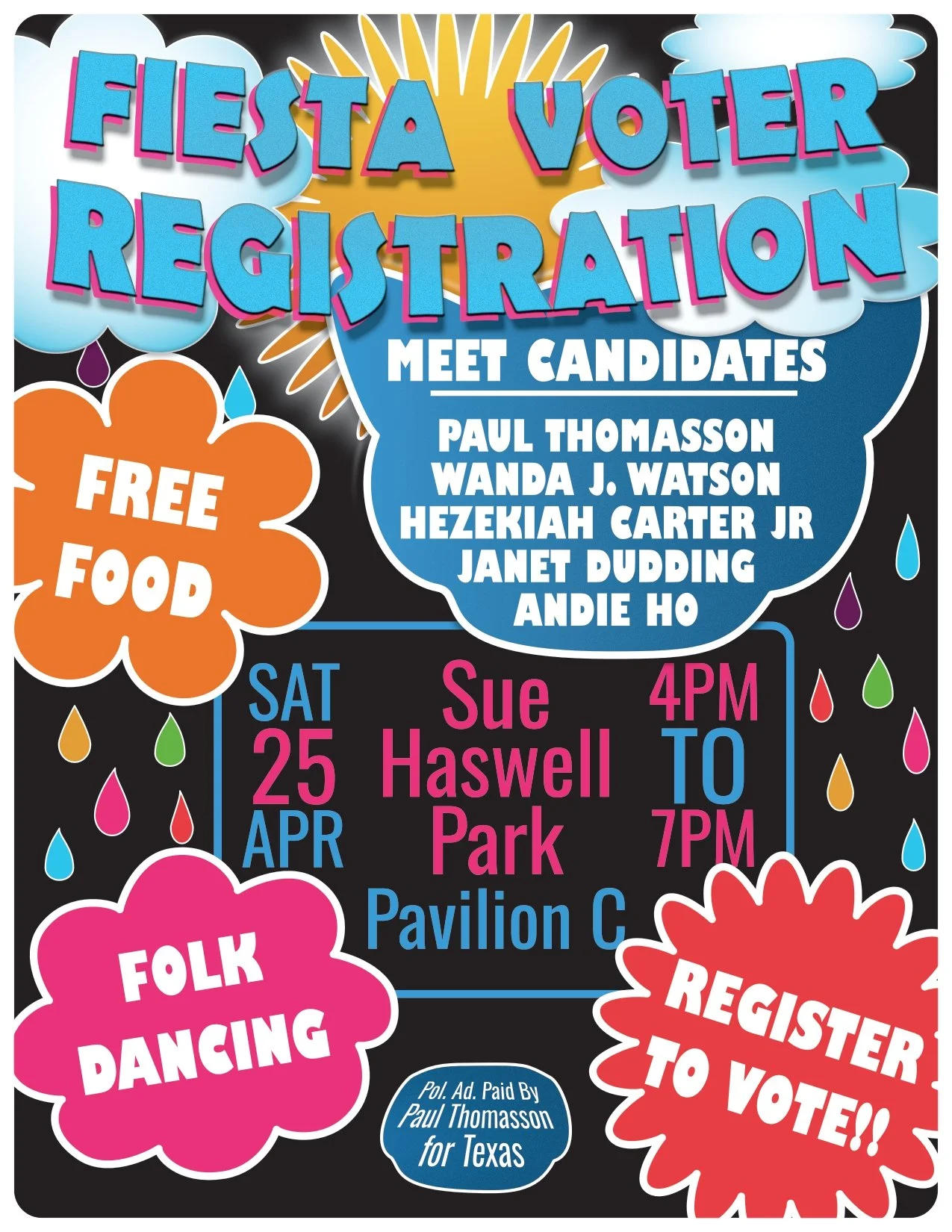 Event at Sue Haswell Park in Bryan