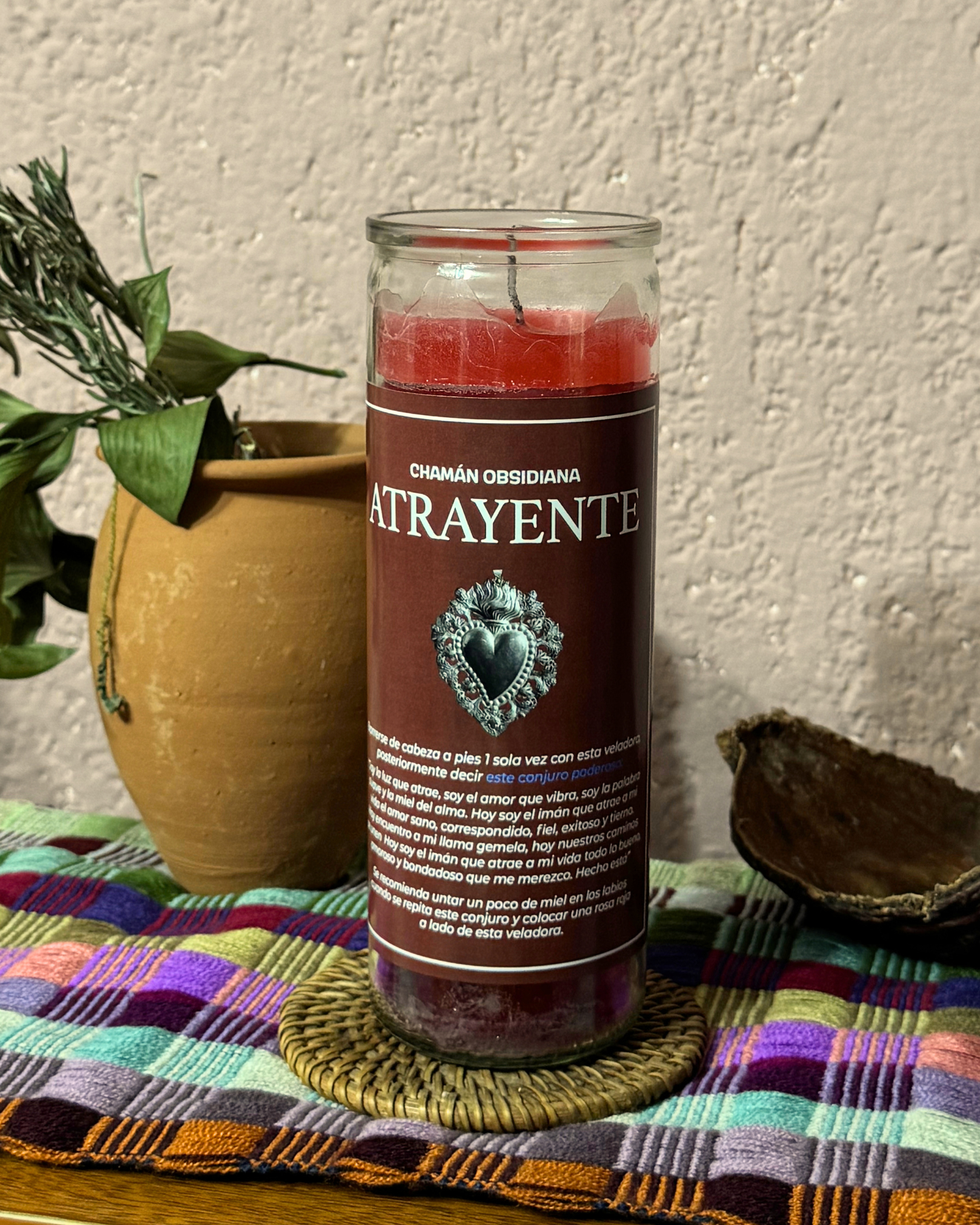 VELADORA RITUAL ATRAYENTE