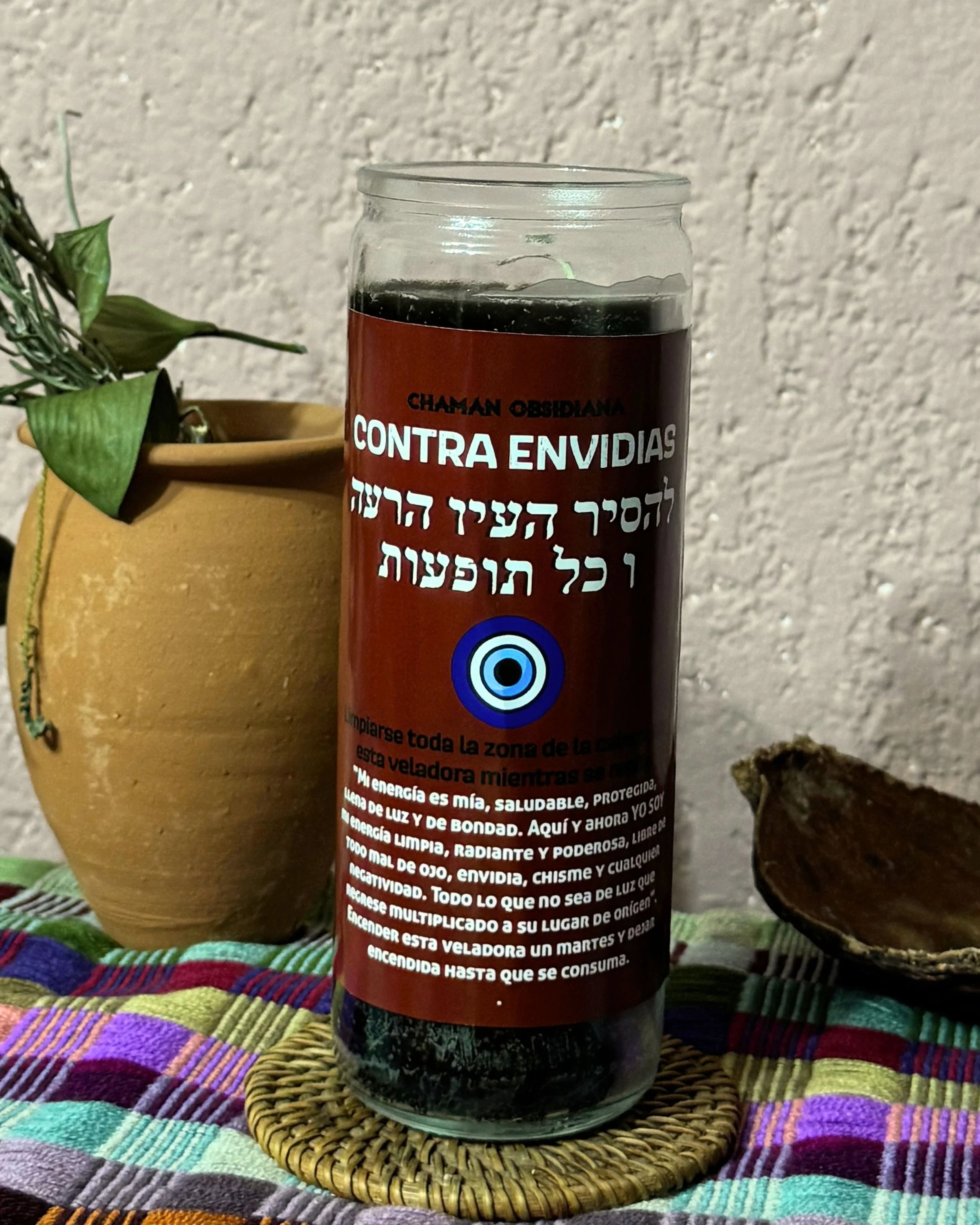 VELADORA RITUAL CONTRA ENVIDIAS