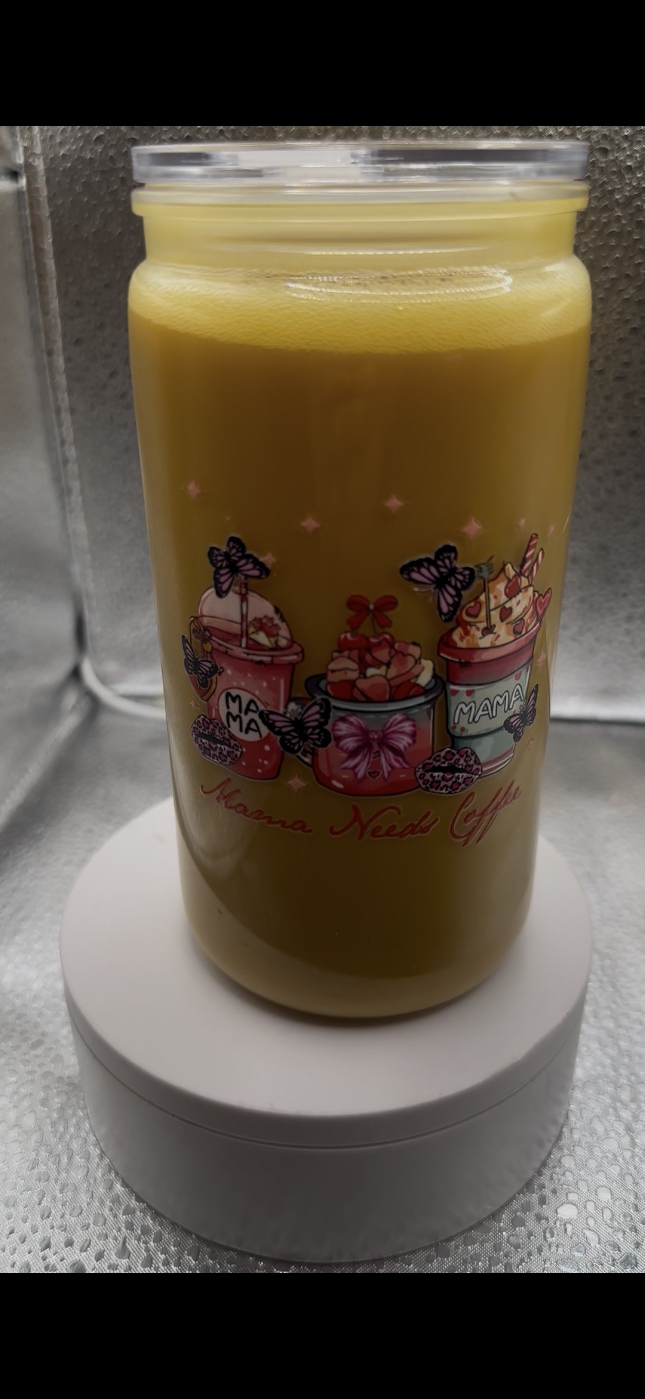 16oz coffee theme tumbler