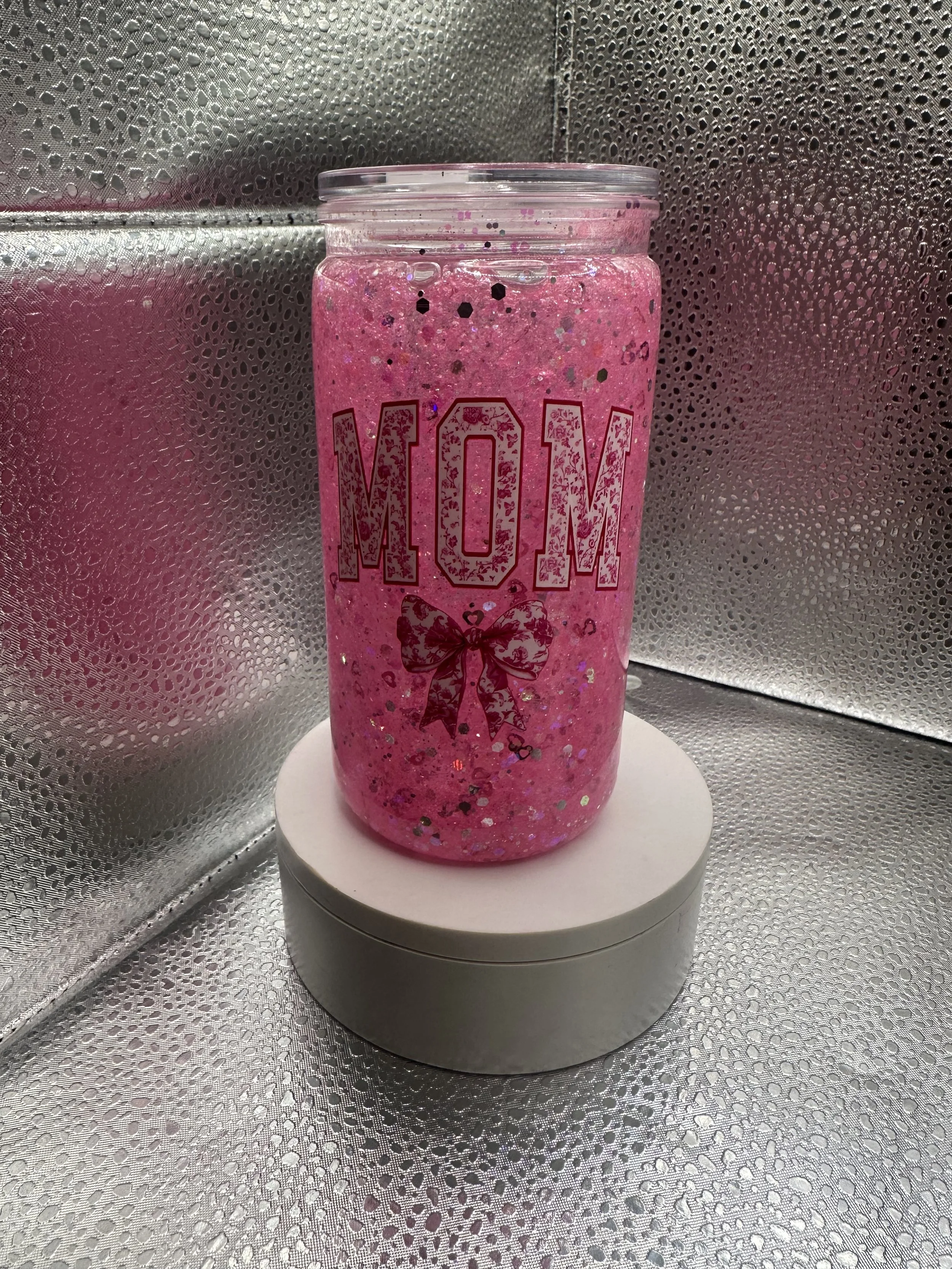 16oz fast flow full glitter tumbler