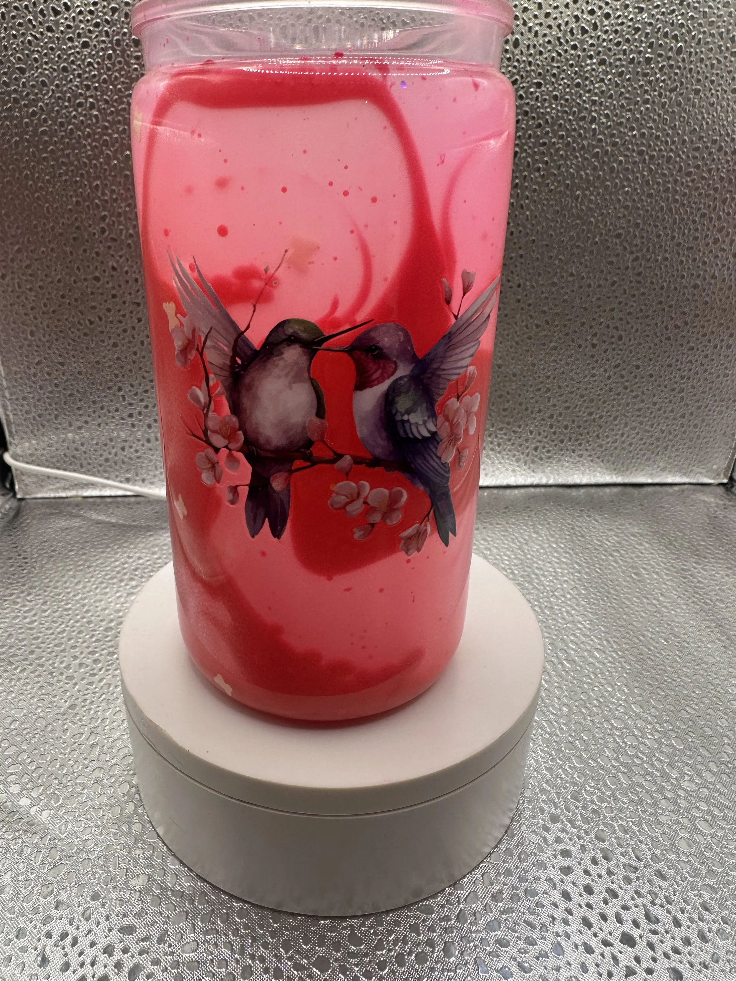 Custom 16oz Snow Globe Tumbler Lava (no glitter)