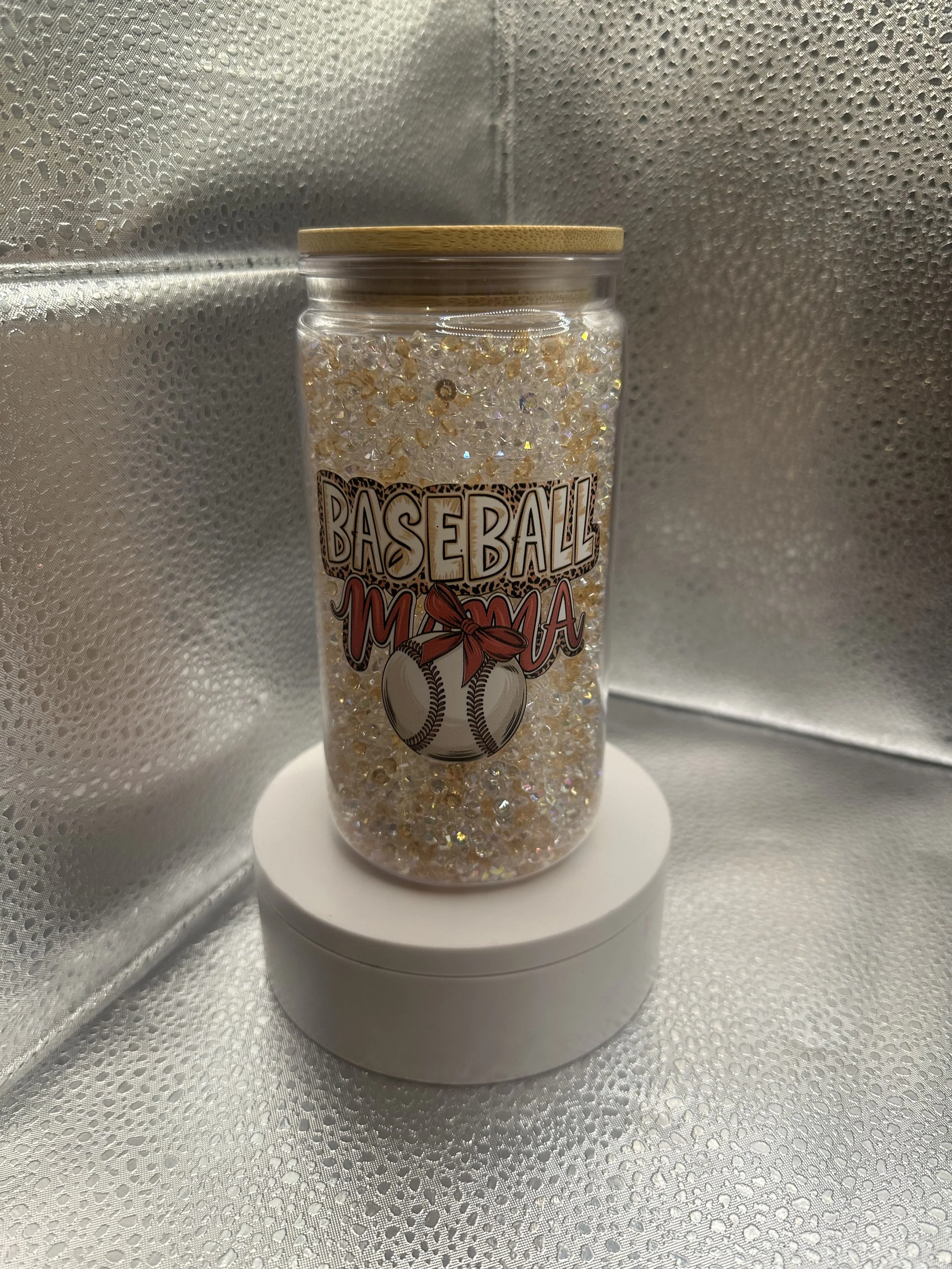 16oz Rhinestone tumbler