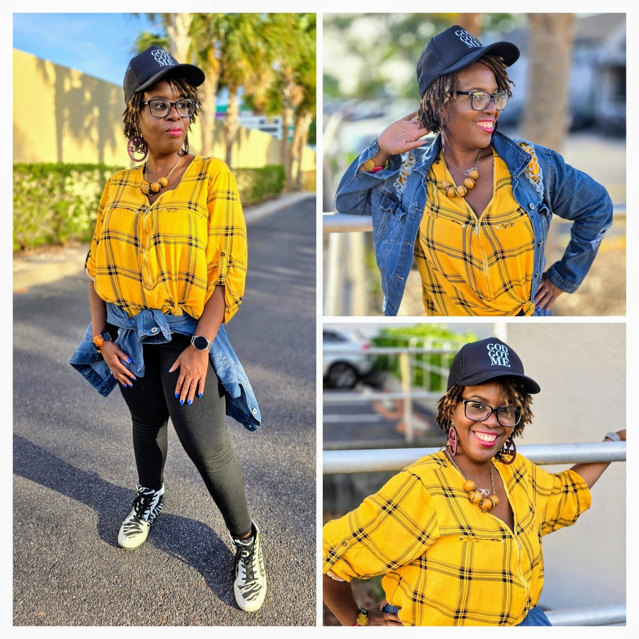No pastels here! Spreading sunshine though! 90s inspired Easter fit. Thanks Tre Woods for capturing the moment! Blessings to everyone who sees this! I had an awesome time in the Lord on Resurrection Day. The resurrecting King is resurrecting me. Lear