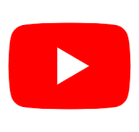 Red play button icon from YouTube