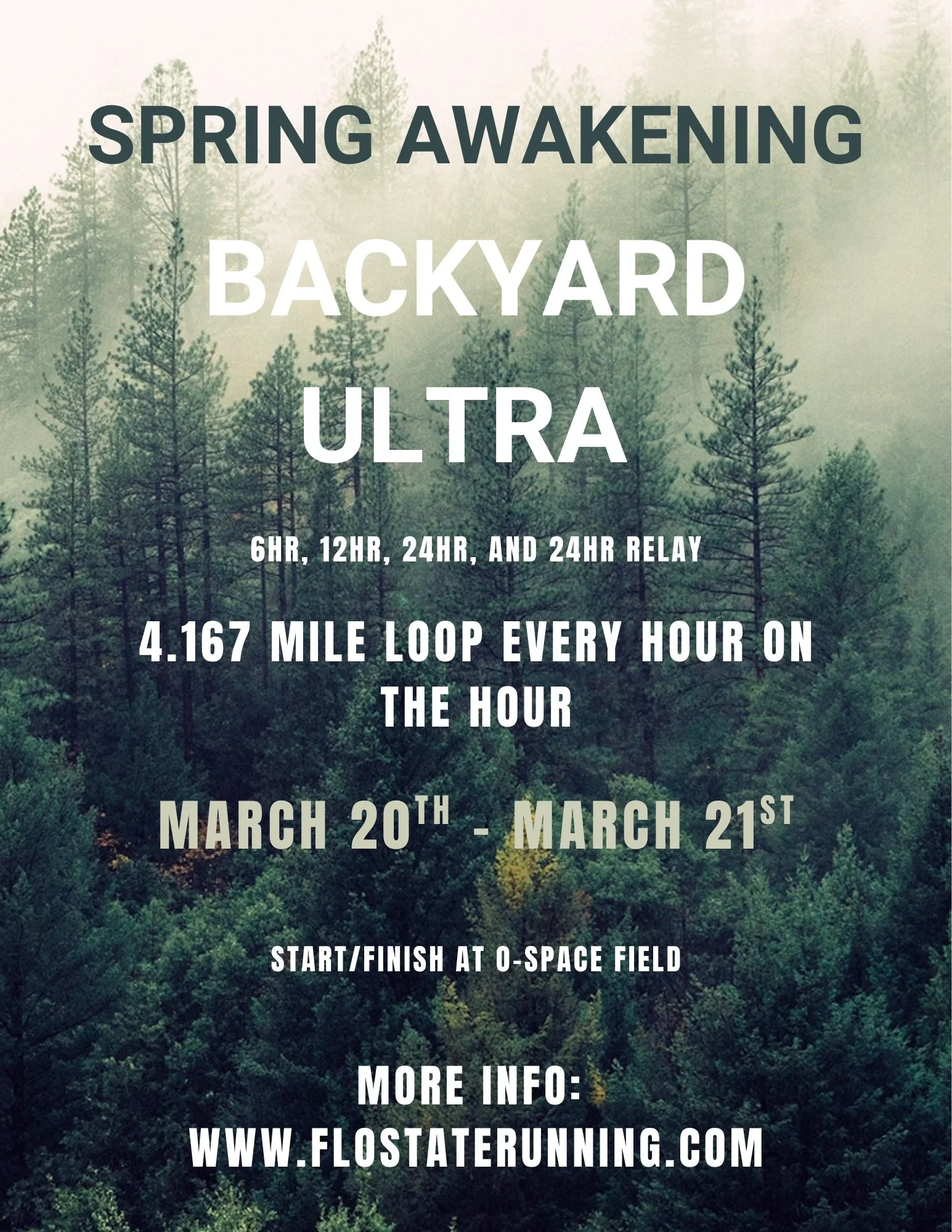 Spring Awakening Backyard Ultra