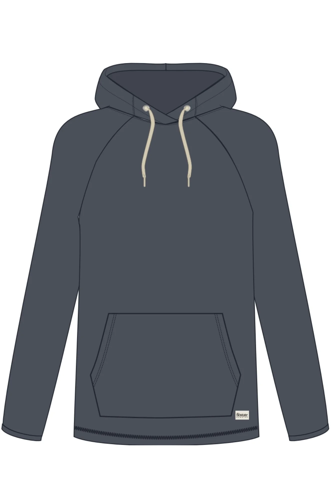 Flostate Waffle Hoodie - Ink