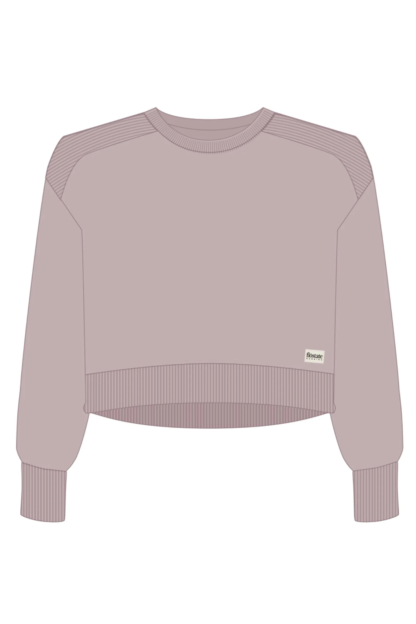 Womens Lux Boxy Sweatshirt - Violet