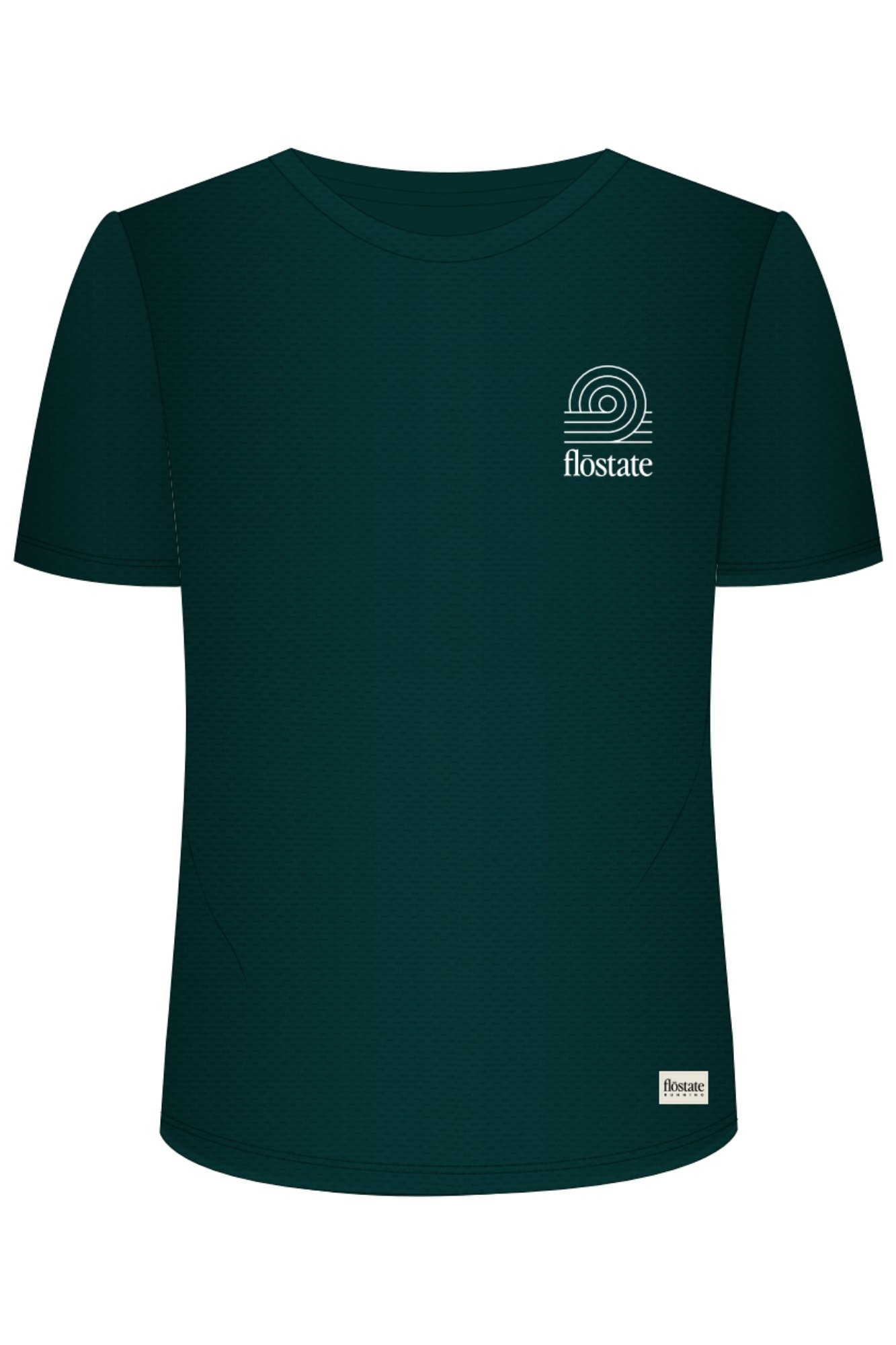 Mens Performance Flostate Loop T - Forest Green