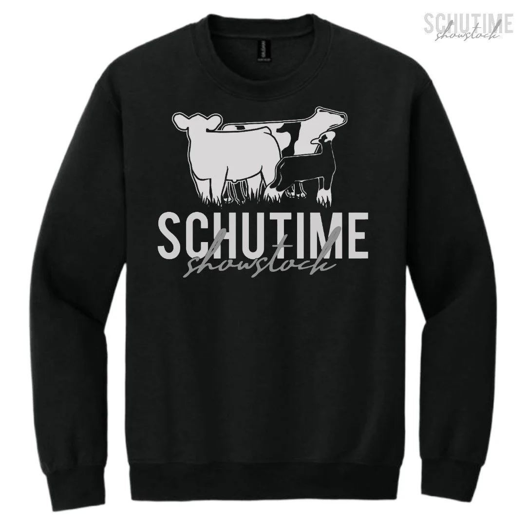 Black Schutime Crewneck & Sweatshirt-1.jpeg