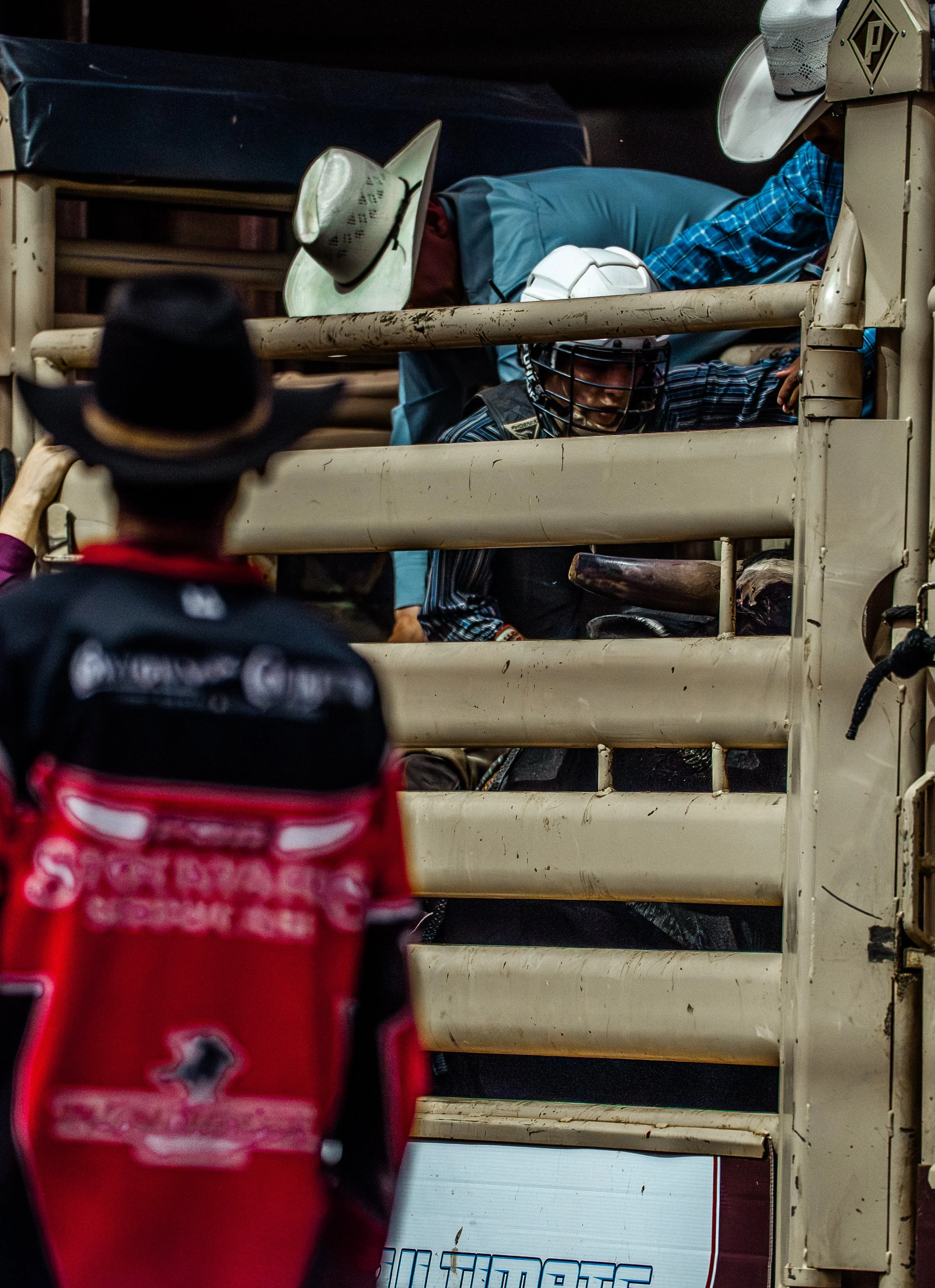 The Calm Before the Storm
-
Eric Novoa sattles up for his first ride during the first round of the PBR Showcase in Ft Worth, TX. Novoa was bucked off in 6.29 seconds against bull Revolver.