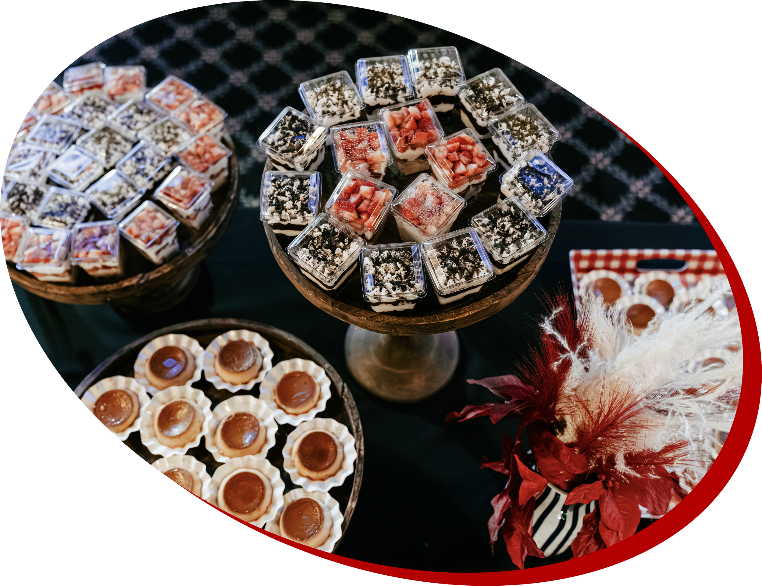 Catering dessert trays