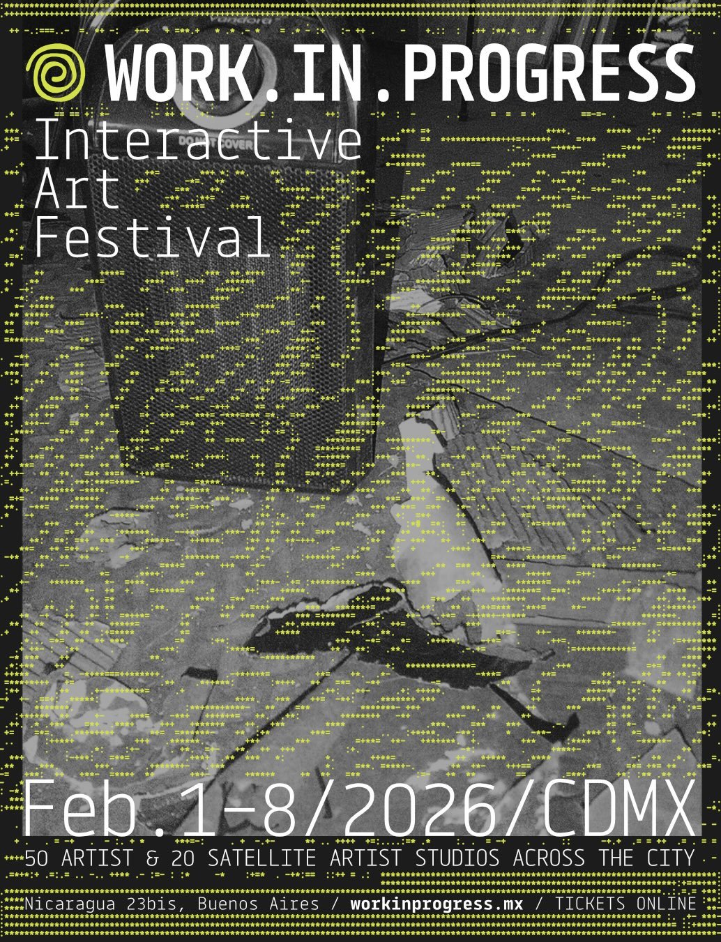 You weren&rsquo;t supposed to see this&hellip;

But now you&rsquo;re invited in!

I&rsquo;ll be painting live and sharing my process during Mexico City&rsquo;s Art Week.

If anything, come see if all the art I shipped actually makes it!

Tickets avai