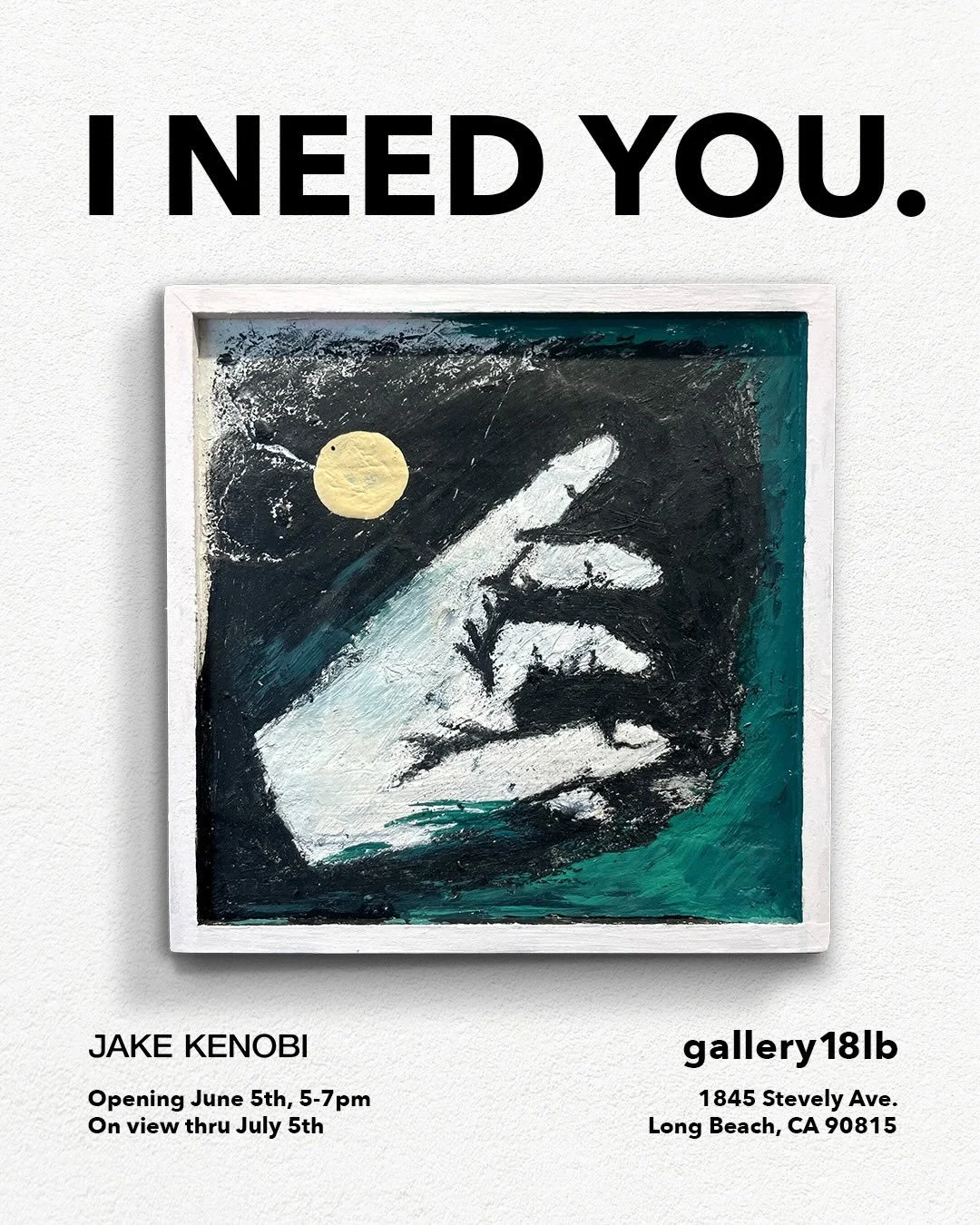 When the weight is too much to carry alone.

Because no one is or should be a lone wolf.

I NEED YOU.
Opens June 5th @gallery18lb

Full story behind the work on my Substack, where the link always is.

HUGE thank you @markjrebennackart!