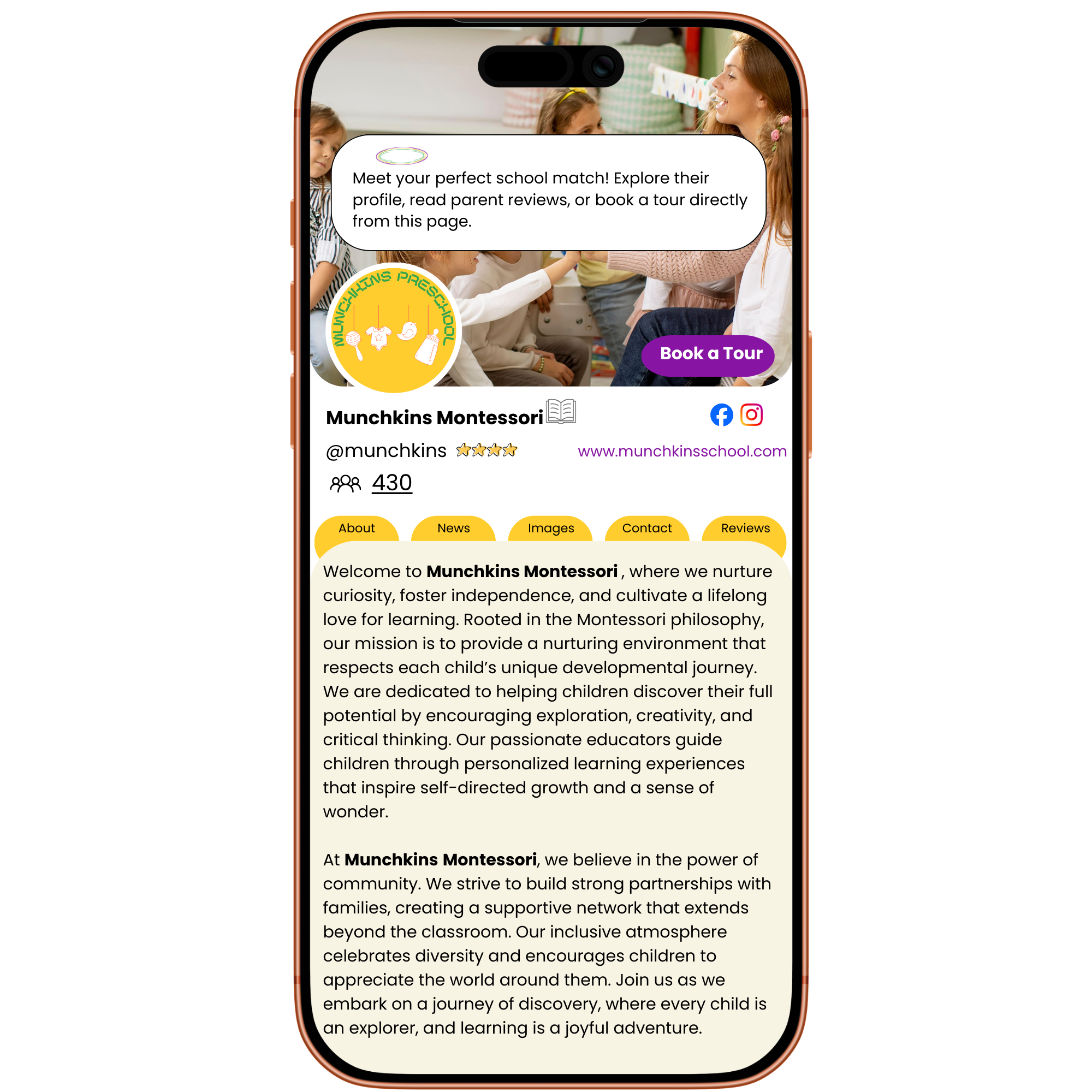 High-intent family takes action to contact a matched provider