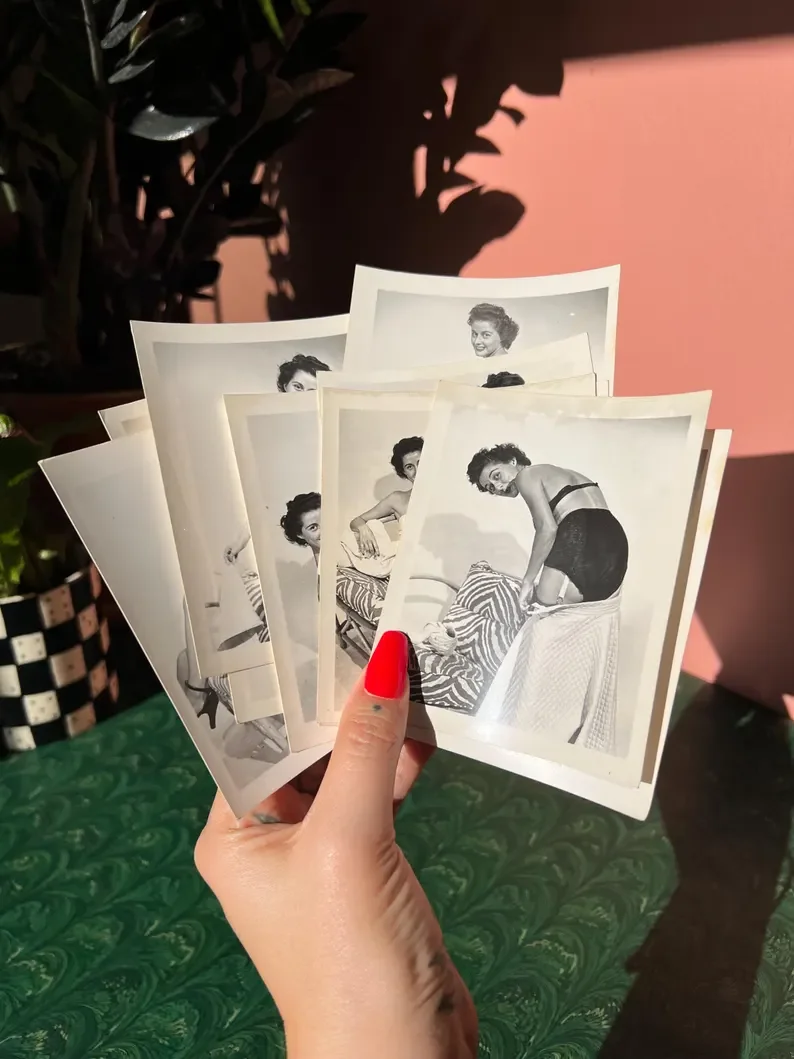 Collection Of Original Vintage 1950's Risqué Photographs