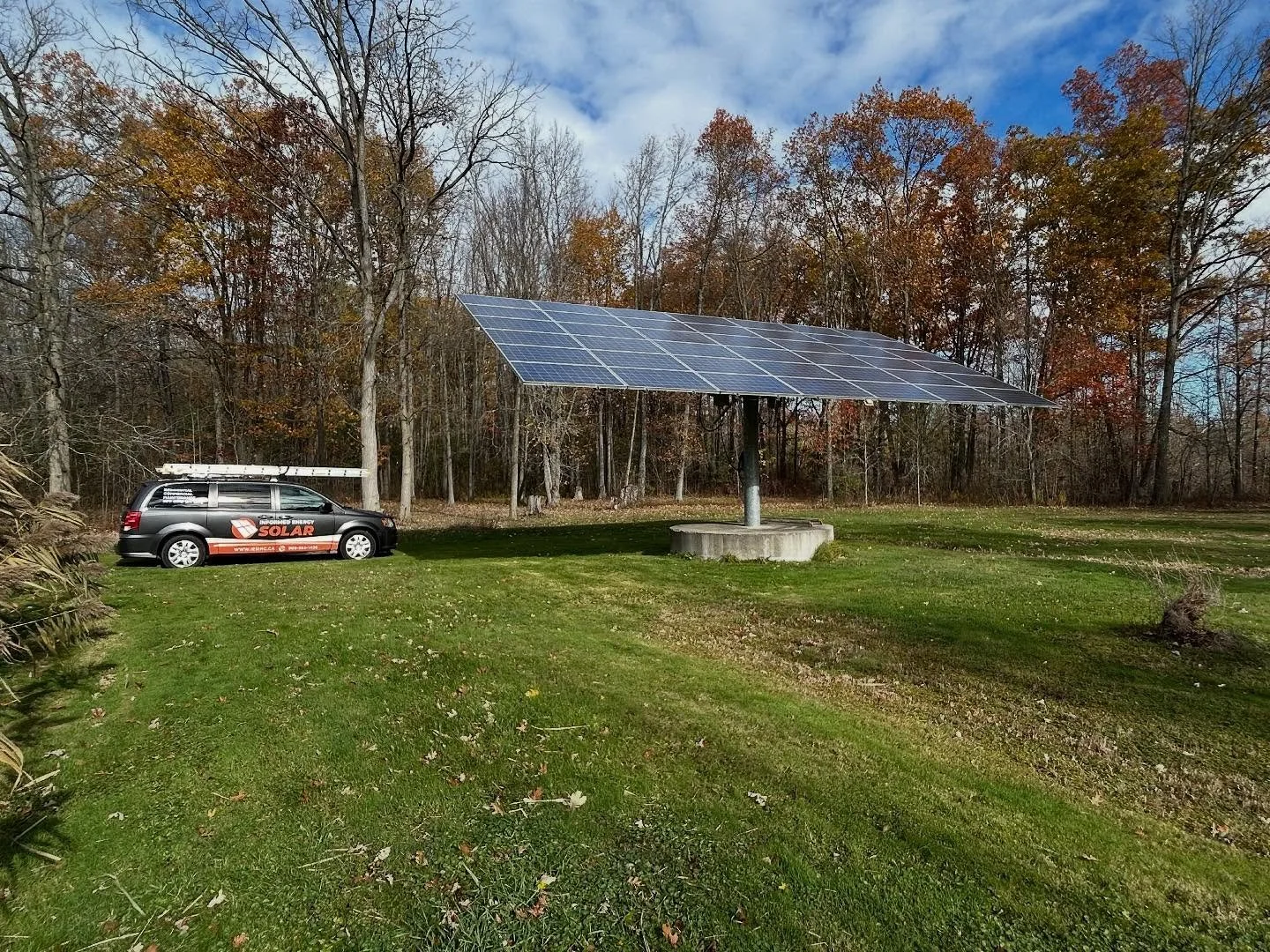Solar panel systems maintenance is important. This customer purchased this beautiful property with an existing dual axis solar tracker. The previous owner didn&rsquo;t disclose that this tracker wasn&rsquo;t working. We are happy to report we got it 
