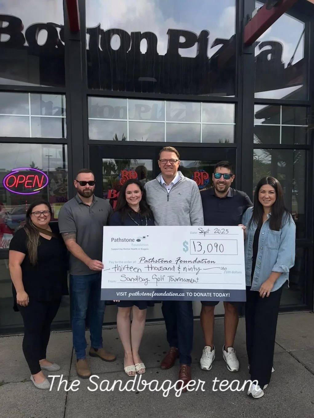 Thank you to all of those who supported the 2nd annual Sandbagger open. We are grateful for the opportunity to support Pathstone mental health services. #emcorelectric #bppencentre #pathstonementalhealth