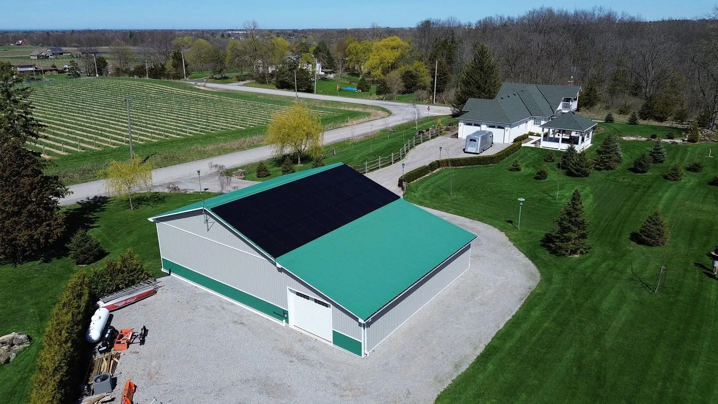 This is the Niagara regions newest solar array. Finished on Monday April 28th,2025. This system completely offsets this customers electricity usage and leaves room for future demand growth. It fits on there perfectly! #solaredge #longisolar