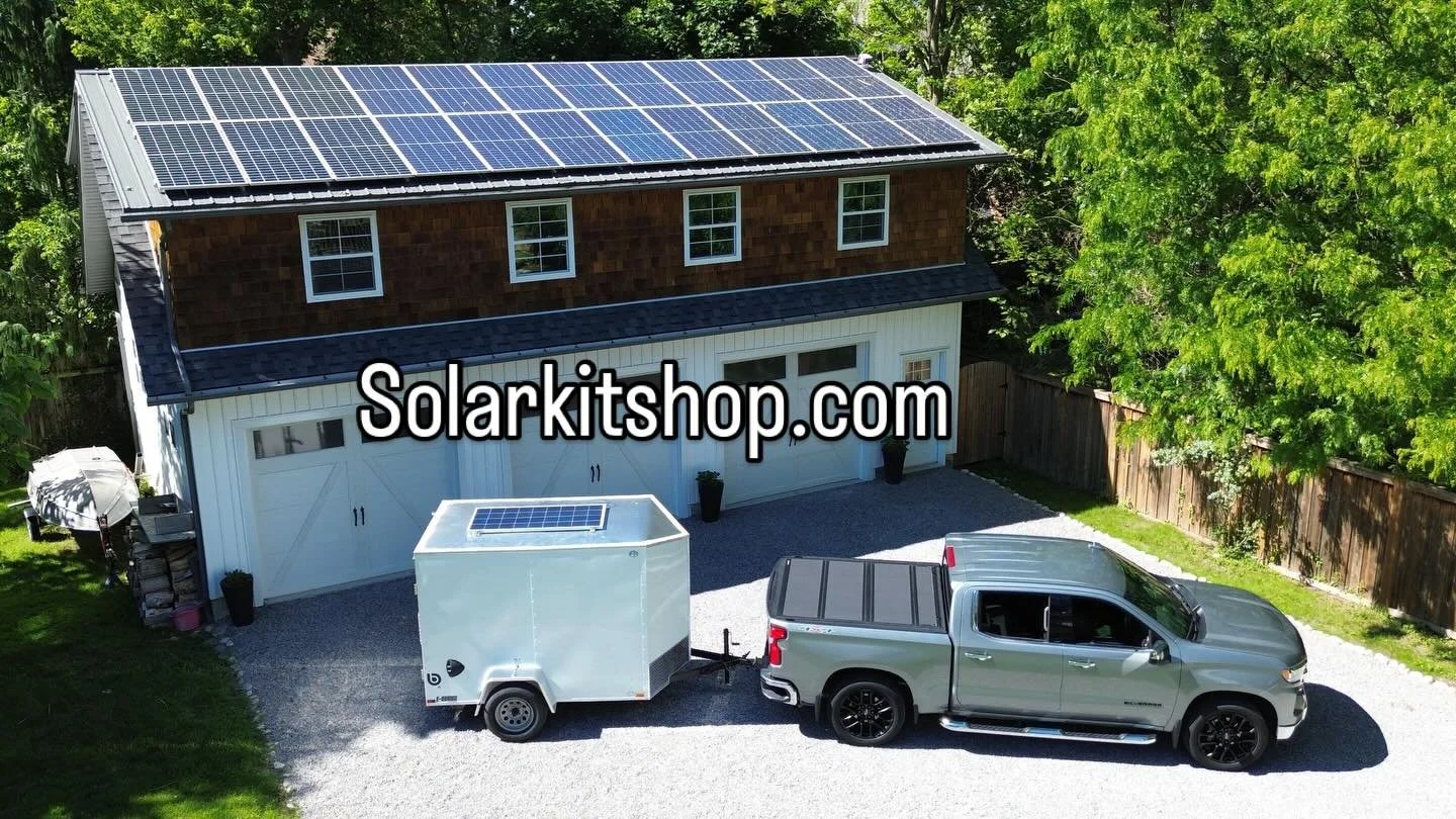 IES has launched a new site. Solarkitshop.com . Do it yourself  kits for all sizes and budgets. The 12v charging kit is applicable for all sorts of projects. This one is on a trailer to power some lights and pumps. Contractors should use these to cha