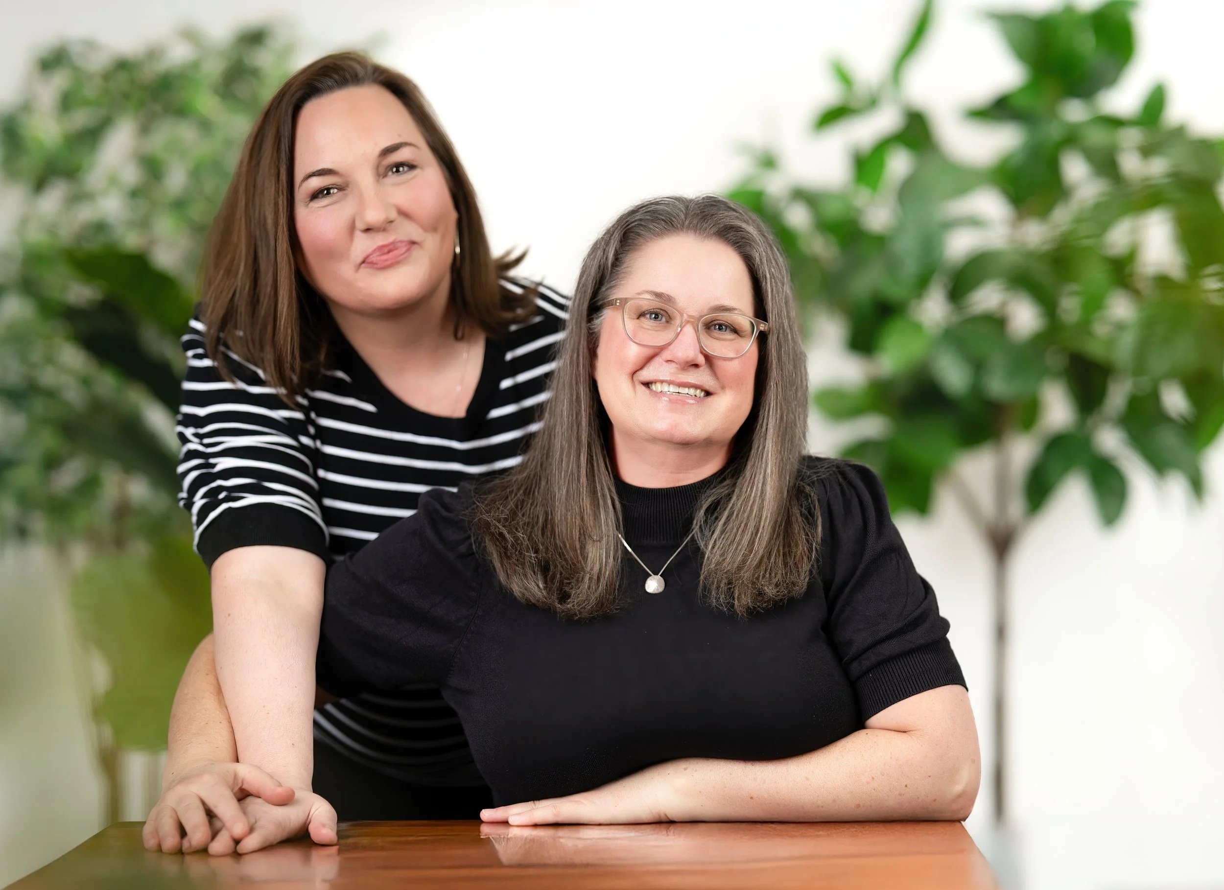 Tracie Robertson and Gillian Johnson