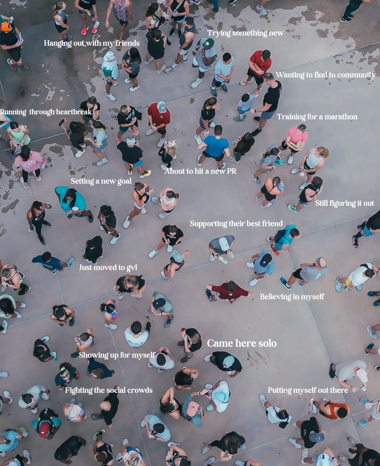 Different people showing up together 🫶🏽

What&rsquo;s your why for showing up this year?!