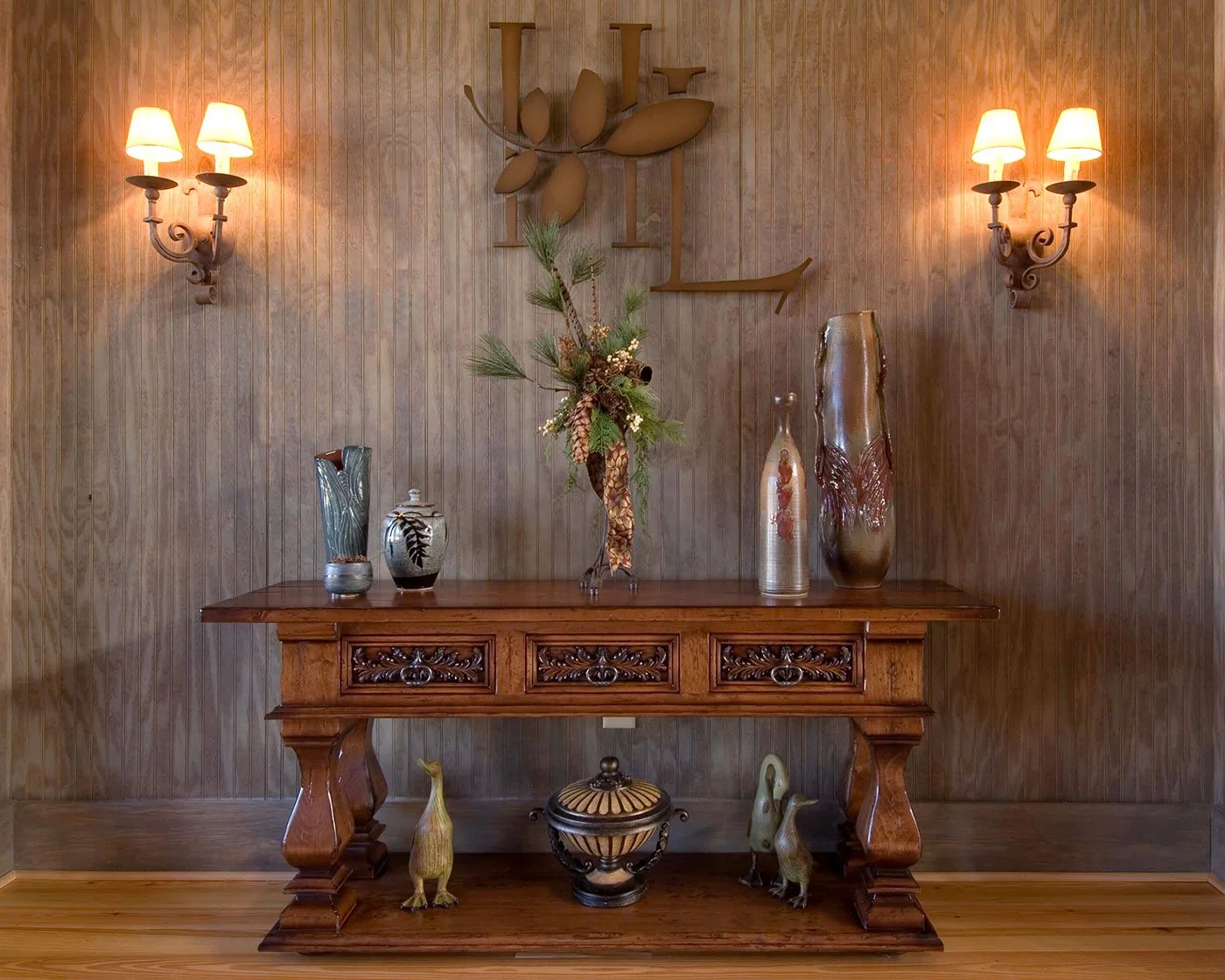 Modern multifamily amenity space design with custom lighting and FFE by Studio Schelfe.