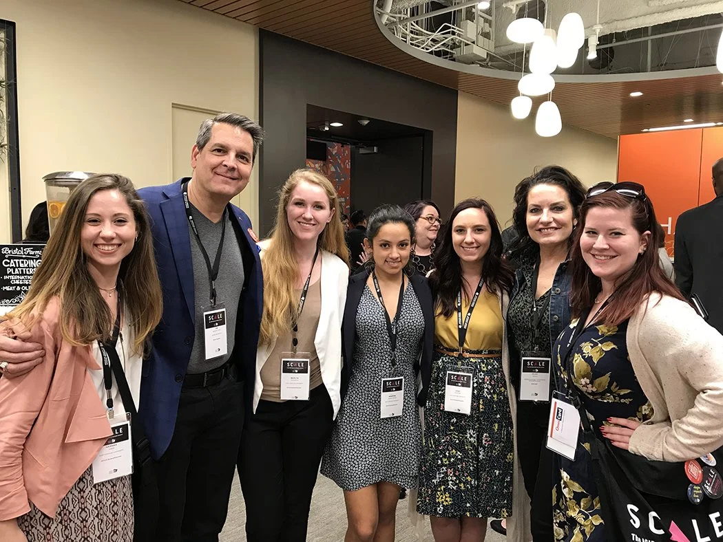 Tim Schelfe, FASID with a group of emerging leaders at  the 2018 ASID National Leadership Experience