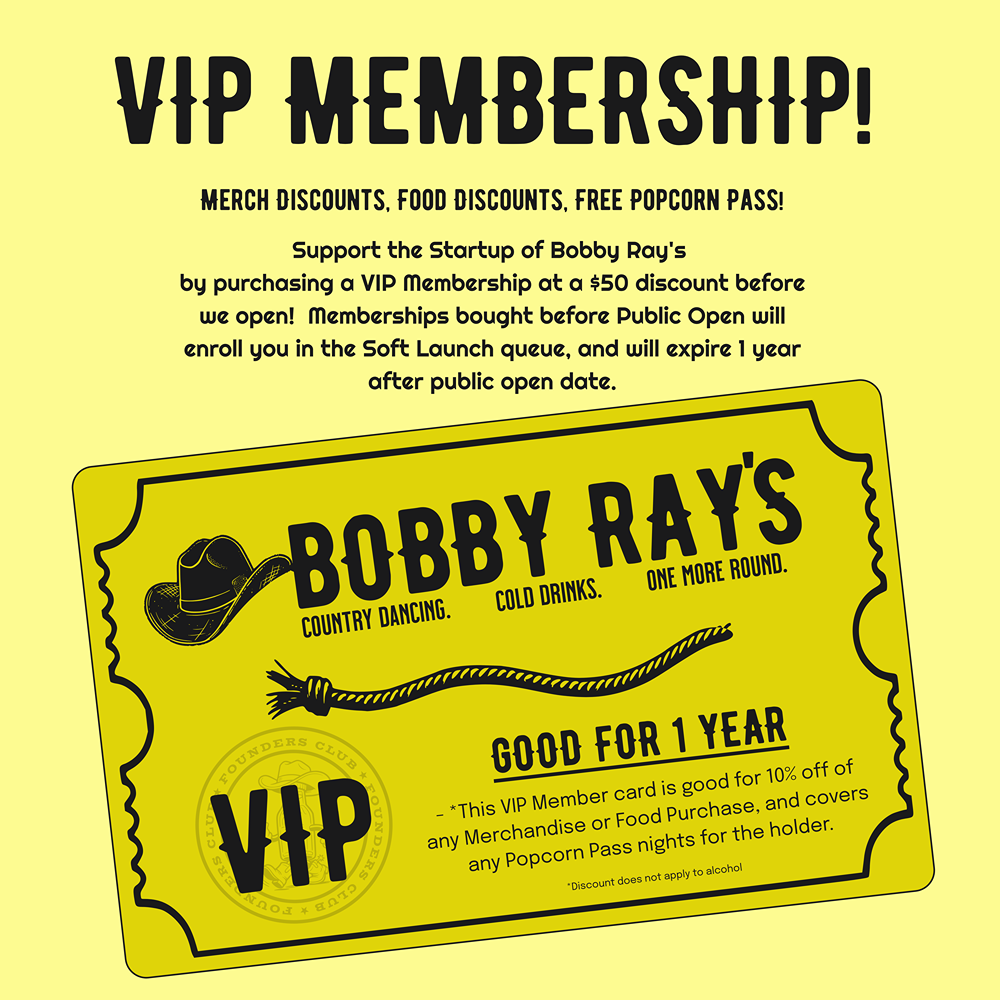 1 Year VIP Membership Card
