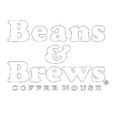 Logo text reading "Beans & Brews Coffee House."