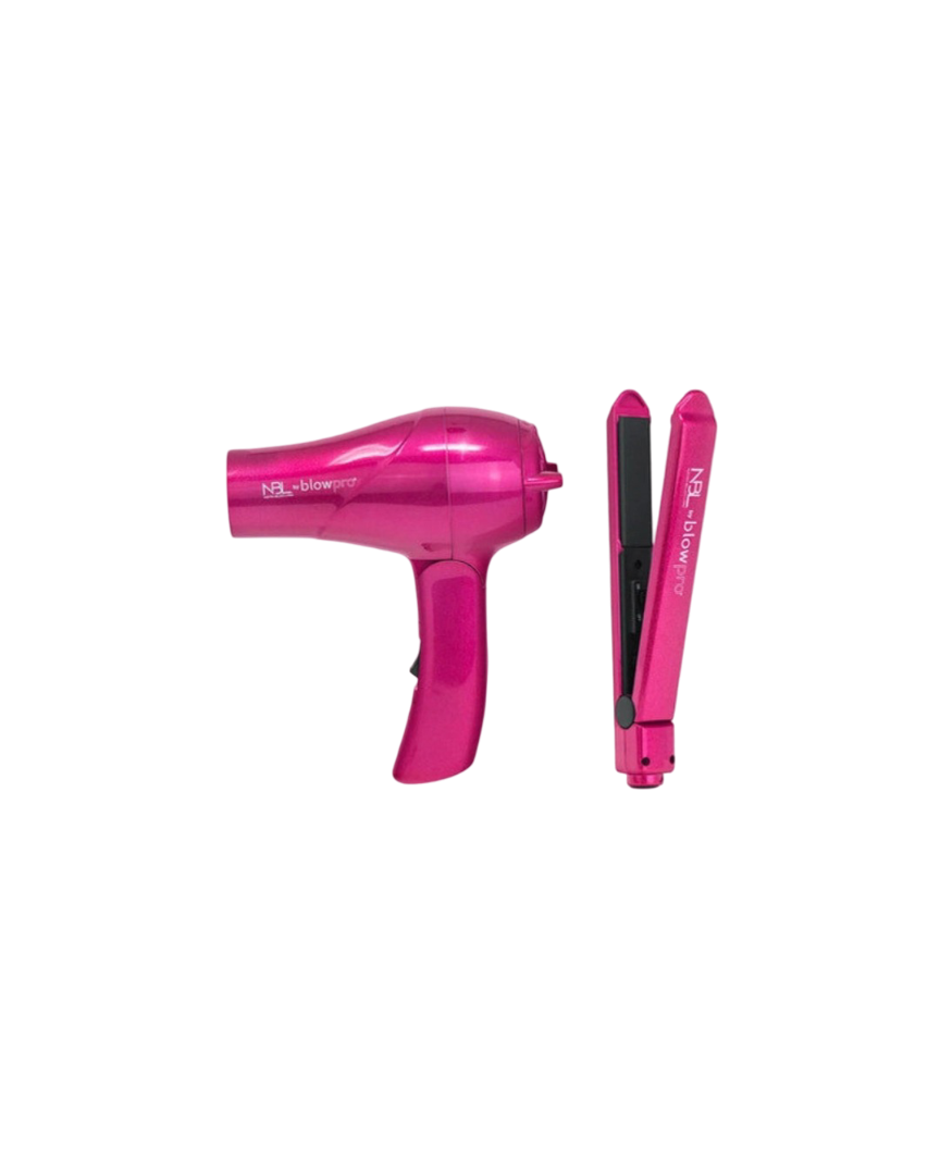 NBL Mini Travel Kit (Hairdryer & Flat Iron)