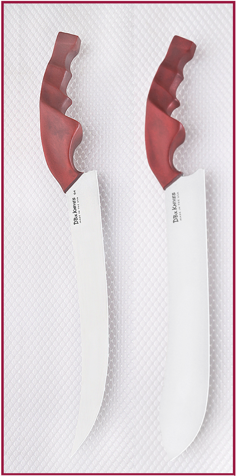 Gordon G right handed DBx barbecue knife set — from the kitchen to the grill