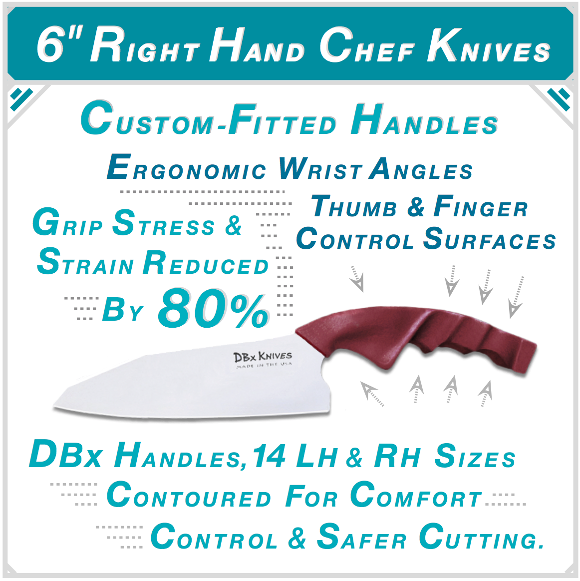 6" Right Hand DBx Chef Knives