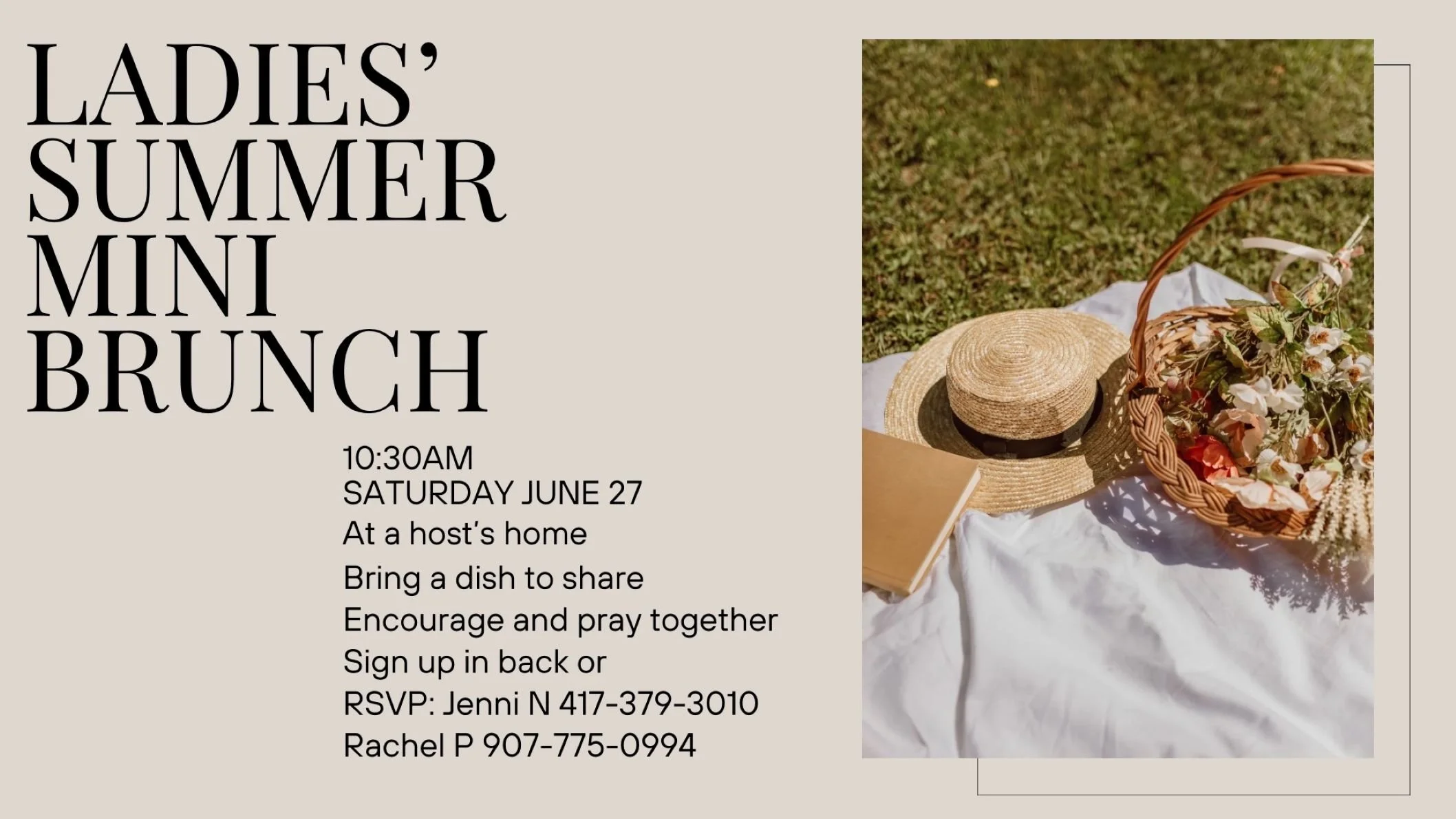 Ladies Mini Brunch