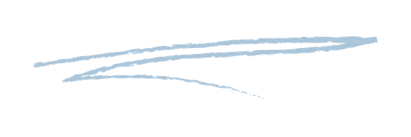 Three light blue chalk strokes on a dark background.