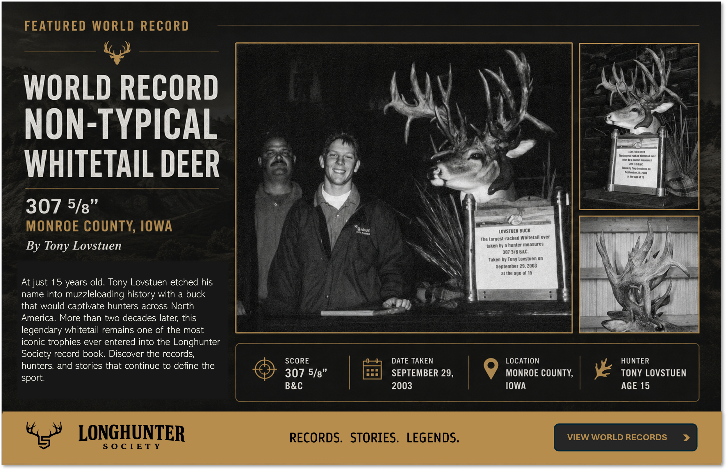 Featured Longhunter Society world record