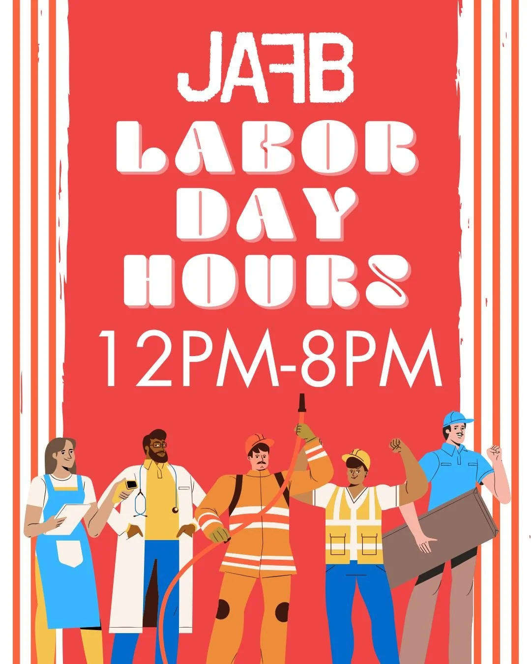Labor day weekend is coming up so we have slightly different hours on Monday September 7th 🍻 Noon till 8pm Kelsey will be pouring beers, so why not do some day drinking on your holiday off??
