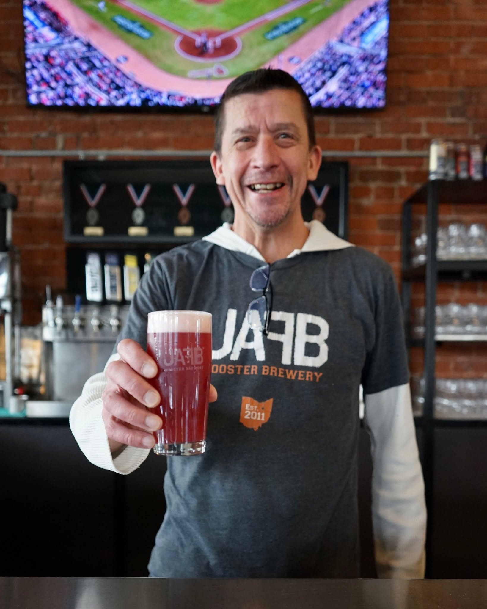 🥳 Happy Birthday Chad 🥳

Make sure you wish this guy a big Happy Birthday when you see him this weekend! He loves a heated game of euchre, a good dog &amp; a fresh Raspberry Really. Thanks for all your hard work Chaddow, we hope you have the best d