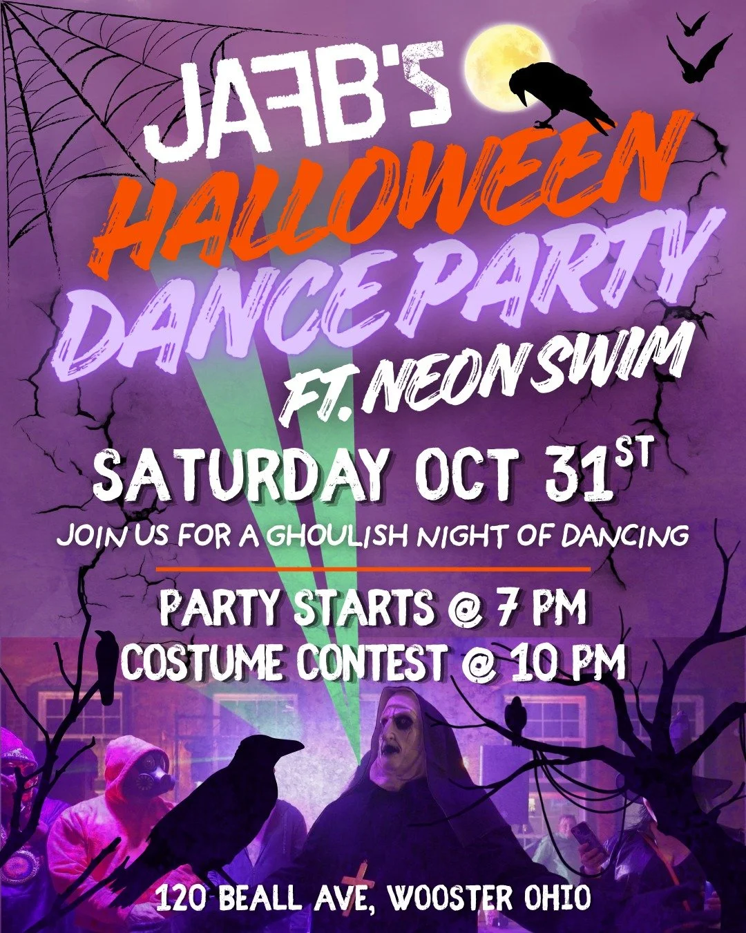 🎃🚨 HALLOWEEN IS BACK AT JAFB 🚨🎃

You may have noticed the taproom getting spookier over the last few weeks... We are channeling major Spooky Season vibes as we ramp up to our big Halloween party in just a few weeks 👻 Join us on Halloween Night f