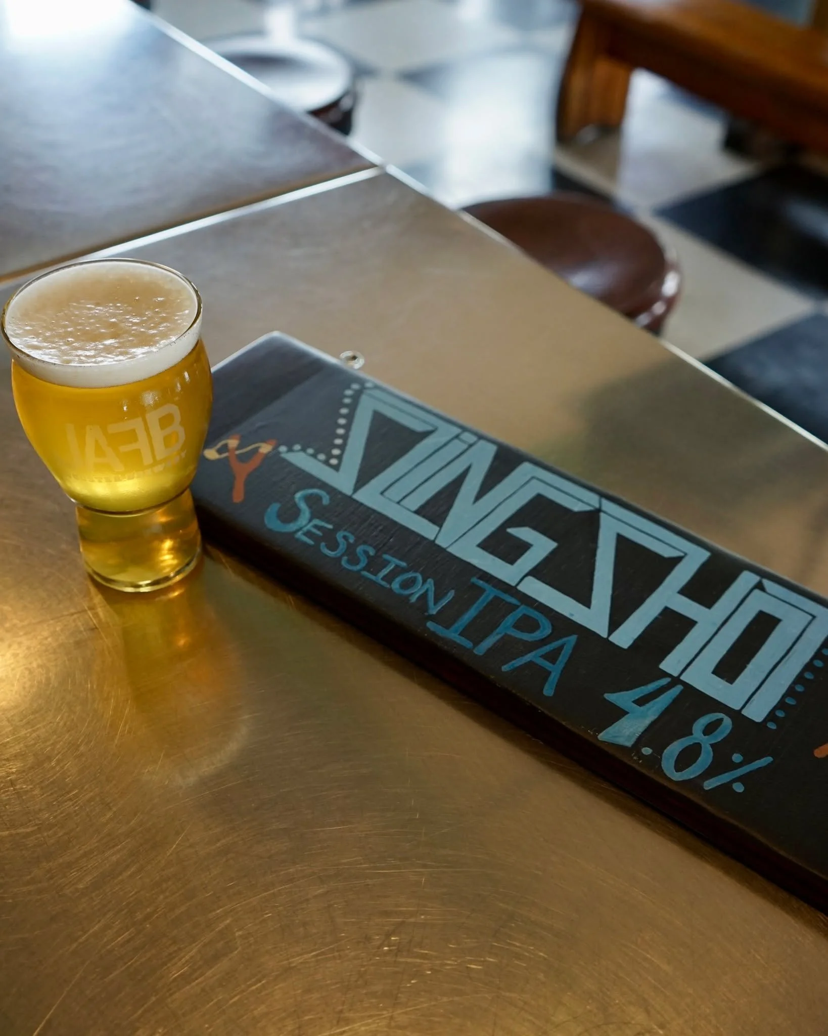 ⚾️ We are opening early at 1pm today (October 15th) for the Guardians game ⚾️
And the return of Slingshot IPA couldn&rsquo;t have  come at a better time 🍺 It&rsquo;s the perfect beer to session for all 9 innings, without compromising that classic IP