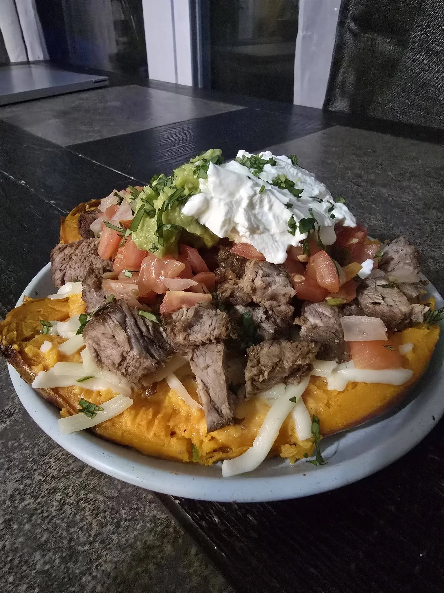 Best Spudz Carnitas Sweet Potato