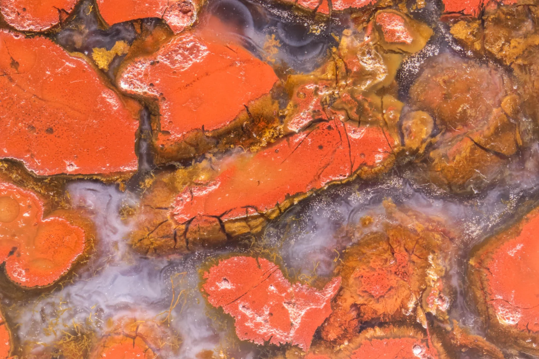 Red Moss Agate - 004