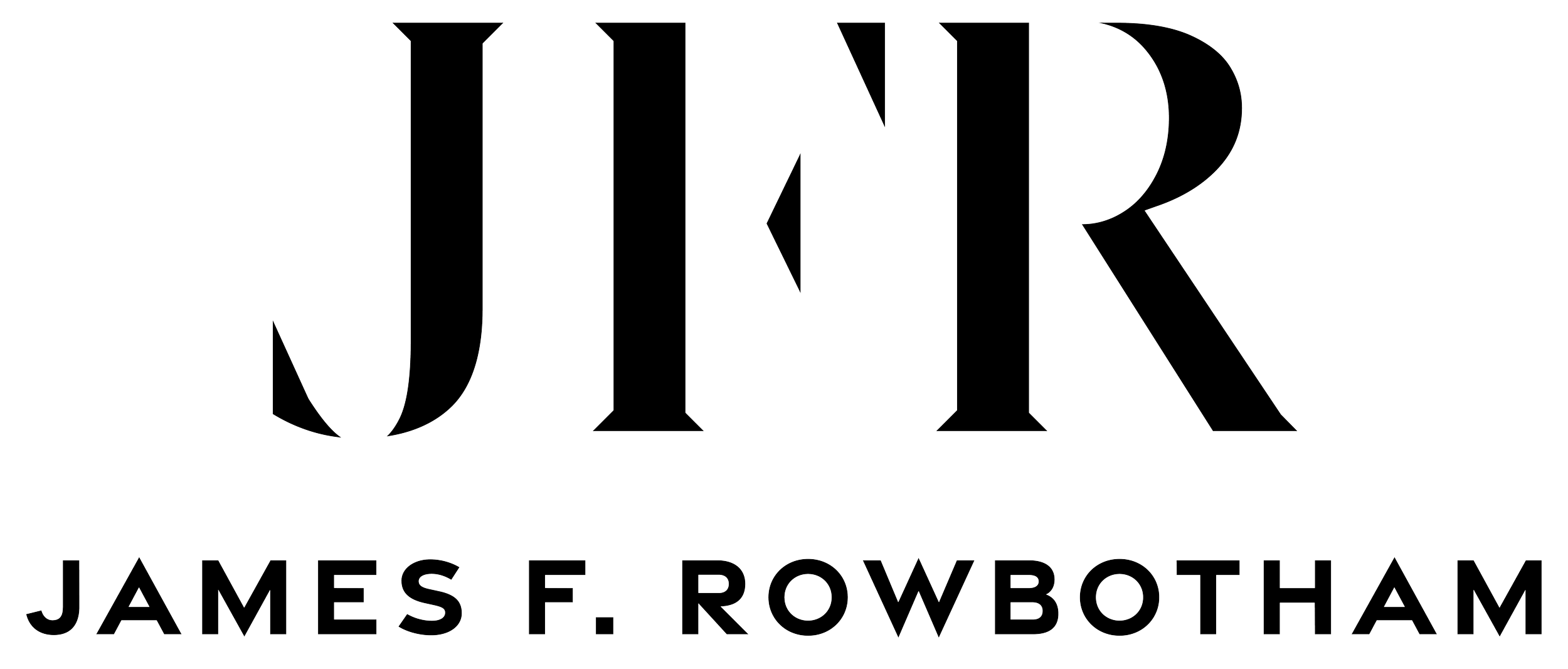 The name 'JUNIOR' in stylized, large uppercase letters, with 'JAMES F. ROWBOTHAM' in smaller uppercase letters below.