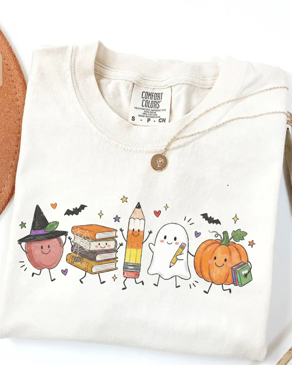 Halloween Teacher Doodles Tee