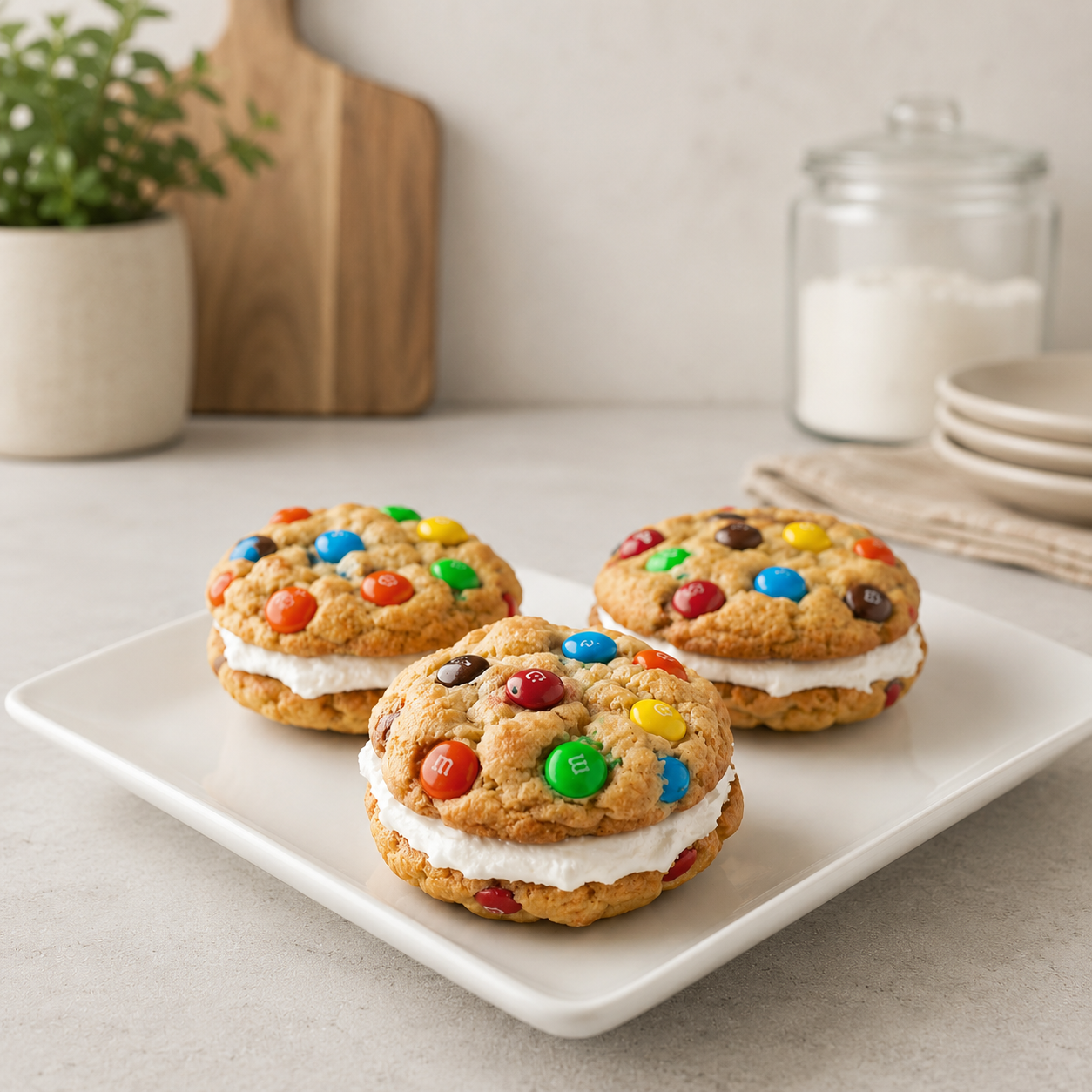 Double Doozie M&M Cookie