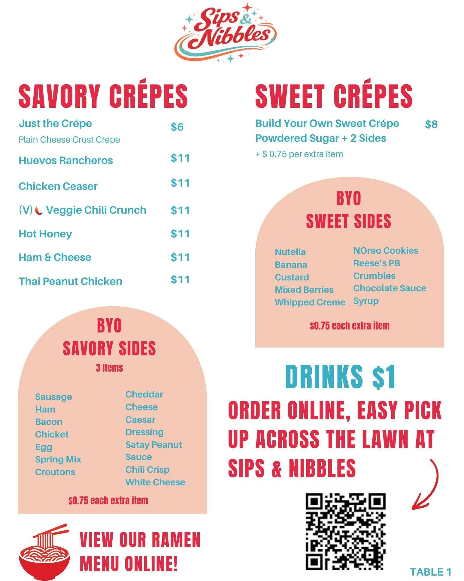Warning: viewing this menu may cause sudden crepe cravings. 😏🥞☕️

Sweet. Savory. Coffee-fueled. Weekend-approved.
Whether you&rsquo;re grabbing breakfast before the trail, lunch with friends, or a slow Sunday coffee moment&hellip; we&rsquo;ve got y