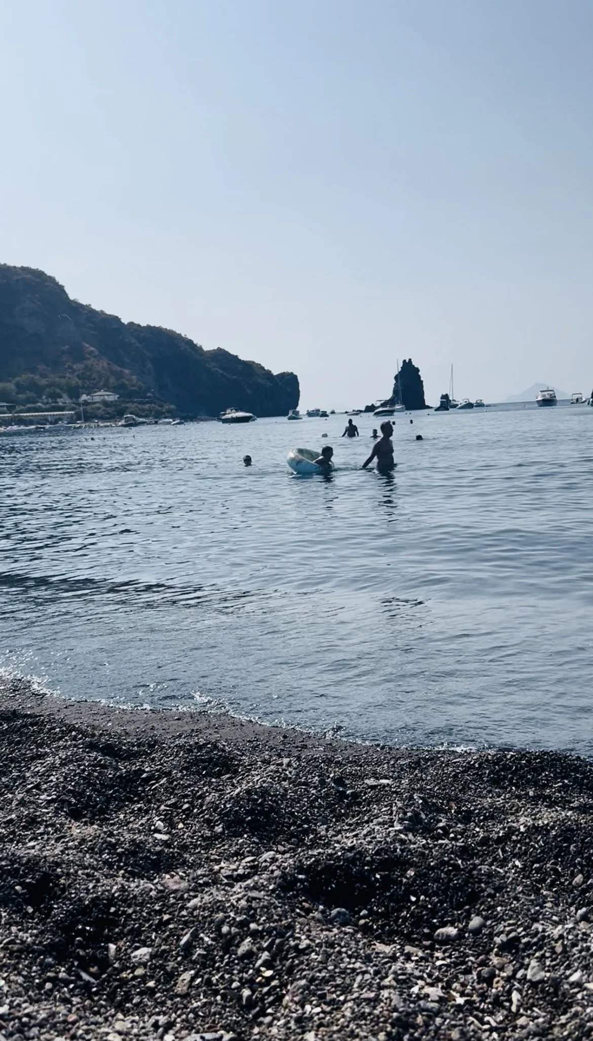 Vulcano Island black sand beaches