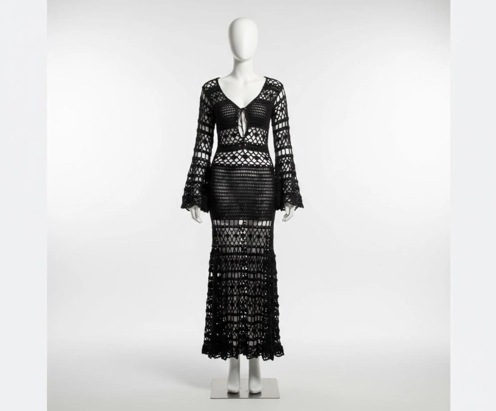 Handmade Morticia Maxi Dress