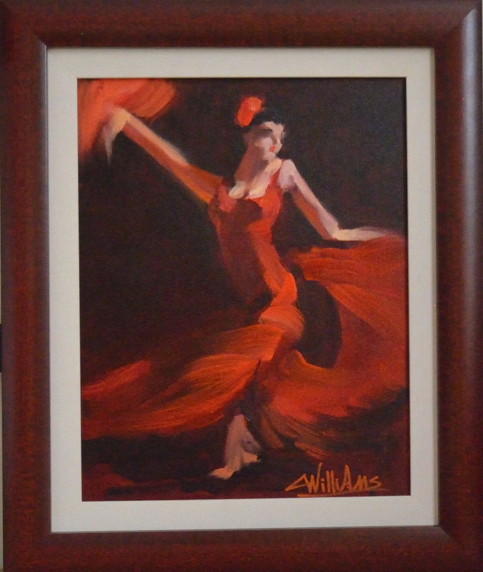 Framed Red Dancer.JPG